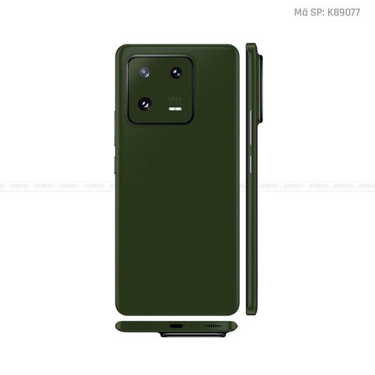 Dán Skin Xiaomi 14 Series Màu Xanh Rêu | K89077
