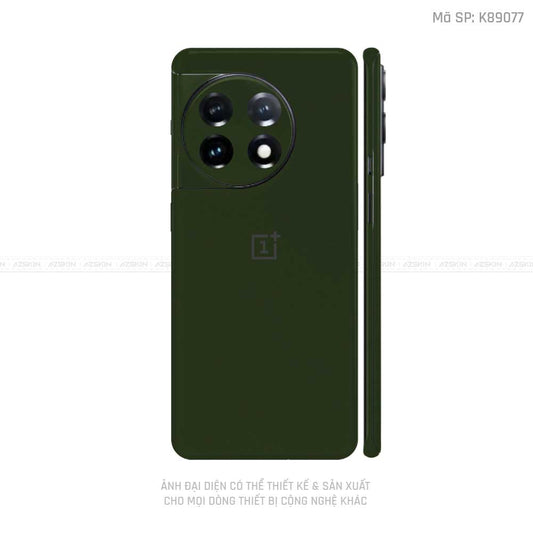 Dán Skin Oneplus 11 Series Màu Xanh Lục | K89077