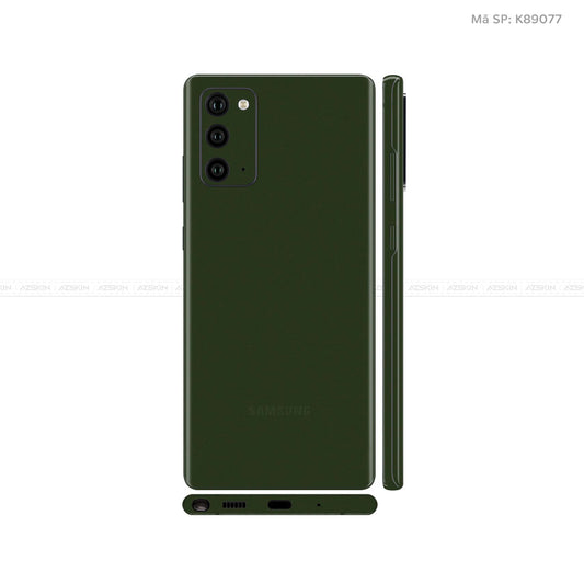 Dán Skin Galaxy Note 20 Series Màu Xanh Rêu | K89077