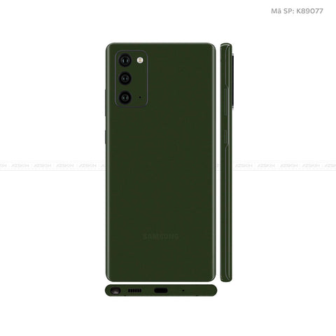 Dán Skin Galaxy Note 20 Series Màu Xanh Rêu | K89077