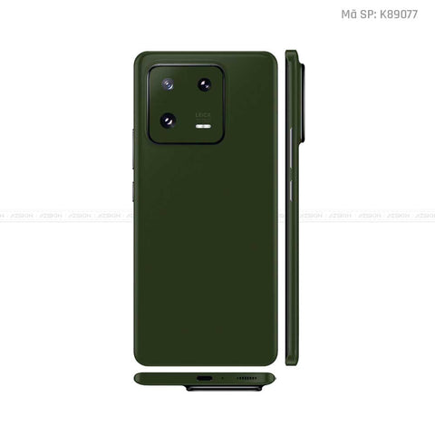 Dán Skin Xiaomi 13 Series Màu Xanh Rêu | K89077