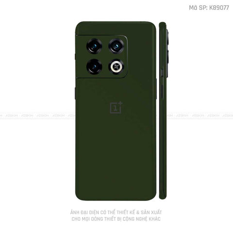 Dán Skin Oneplus 10 Series Màu Xanh Rêu | K89077