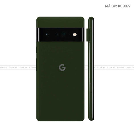 Dán Skin Google Pixel 6 Series Màu Xanh Lục | VN07
