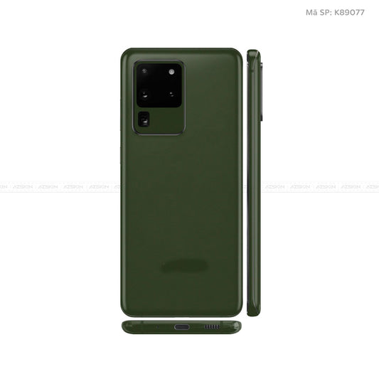 Dán Skin Galaxy S20 Series Đổi Màu Xanh Rêu | K89077