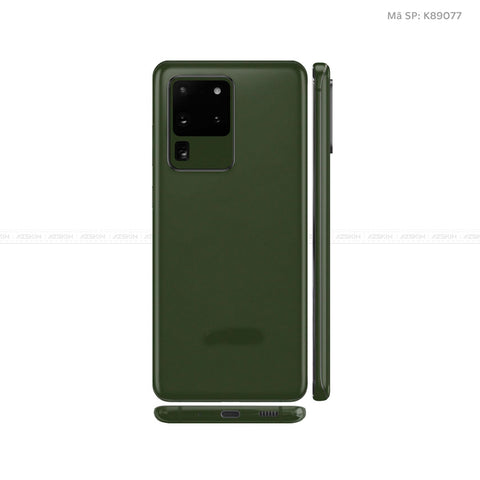 Dán Skin Galaxy S20 Series Đổi Màu Xanh Rêu | K89077