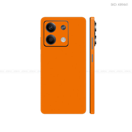 Dán Skin Điện Thoại Xiaomi Redmi 13 Series Màu Cam | K89441
