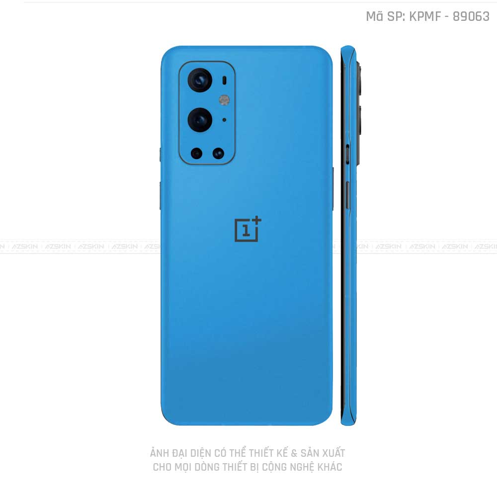 Dán Skin 3M/Oracal Oneplus 8/9 Series Màu Xanh Dương | K89063