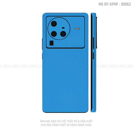 Dán Skin Vivo X Series Màu Xanh Dương  |  K89063