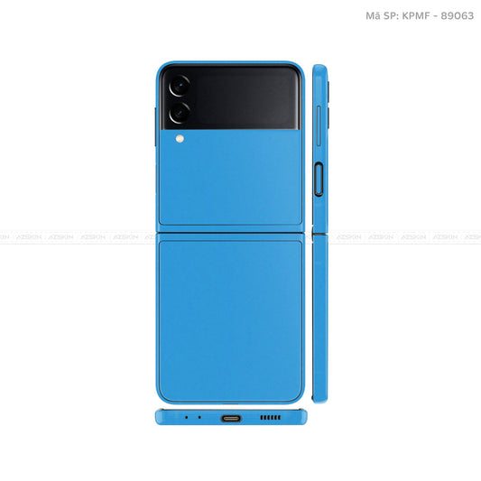 Dán Skin Galaxy Zflip3 Màu Xanh Dương | K89063