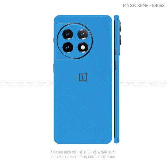 Dán Skin Oneplus 11 Series Màu Xanh Dương | K89063