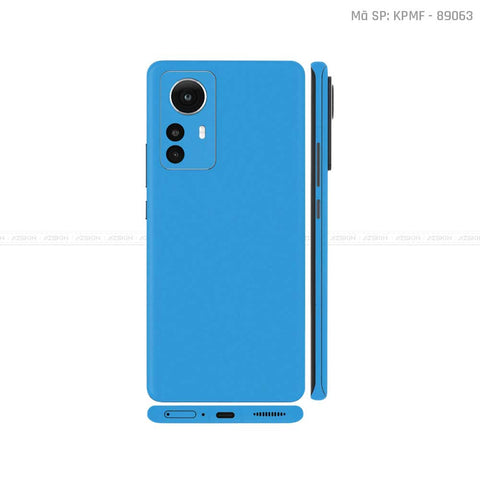 Dán Skin Xiaomi 12 Series Màu Xanh Biển | K89063