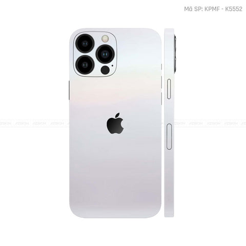 Dán Skin IPhone 16 Series Đổi Màu Trắng Ngọc Trai | K7552