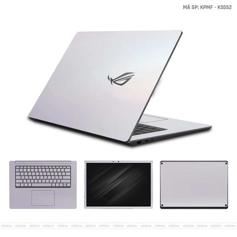 Dán Skin Laptop Asus Đổi Màu Trắng Ngọc Trai | K75552