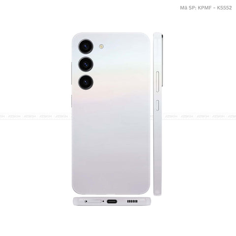 Dán Skin Galaxy S23 Series Màu Trắng Ngọc Trai | K75552