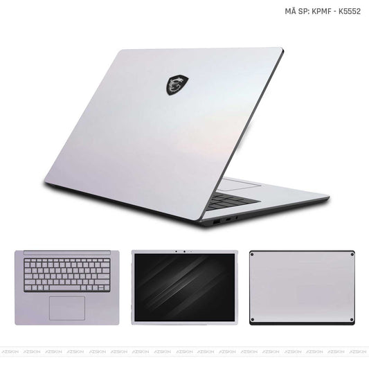 Dán Skin Laptop MSI Đổi Màu Trắng Ngọc Trai | K75552
