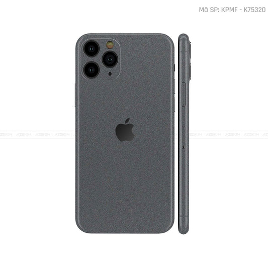 Dán Skin IPhone 11 Series Màu Xám Metallic | K75320
