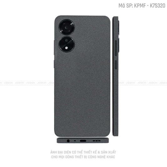 Miếng Dán Skin Điện Thoại OPPO A Series Màu Xám | K75320
