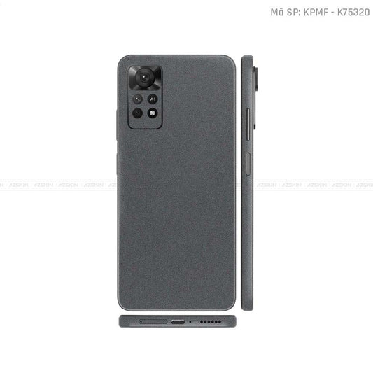 Dán Skin Xiaomi Redmi Note 11 Series Màu Xám Nhôm | K75320