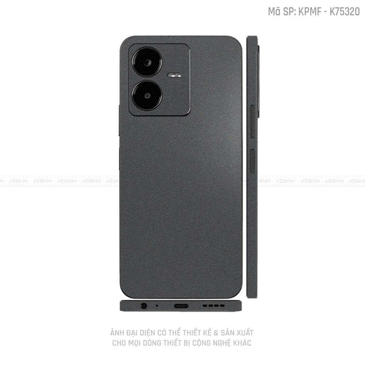 Dán Skin Vivo Y Series Màu Xám Nhôm | VN03