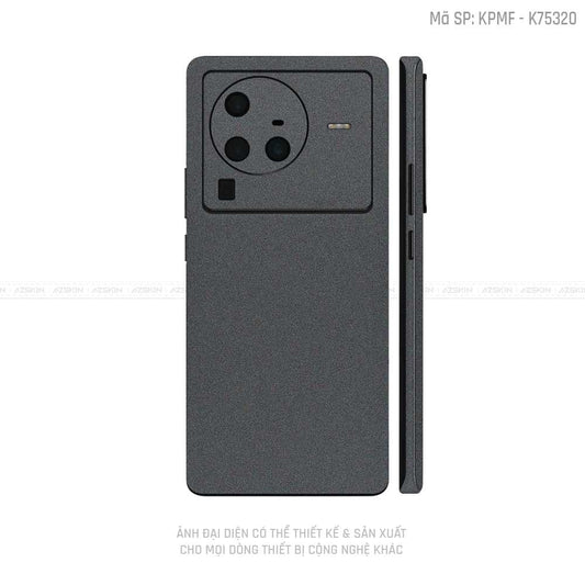 Dán Skin Vivo X Series Màu Xám Nhôm | VN03