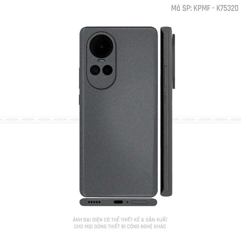 Dán Skin Điện Thoại OPPO Reno Series Chuyển Màu Xám Metallic | K75320
