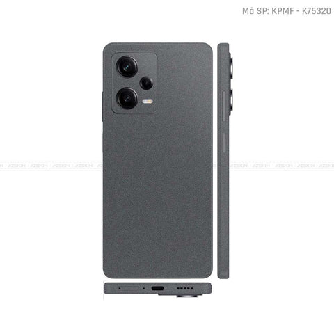 Dán Skin Xiaomi Redmi Note 12 Series Màu Xám | K75320