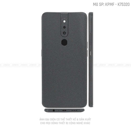 Miếng Dán Skin Điện Thoại OPPO F Series Màu Xám Nhôm | VN03