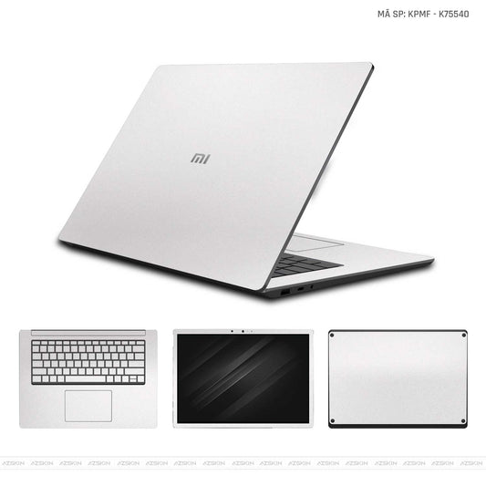 Dán Skin Laptop Xiaomi Màu Trắng Nhám | KPMF K75540