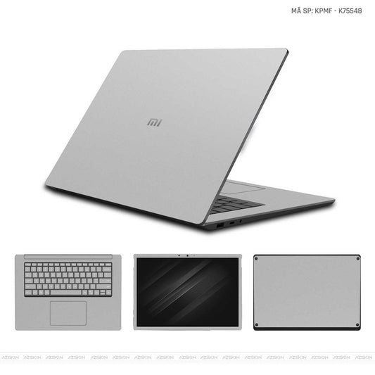 Dán Skin Laptop Xiaomi Màu Bạc Nhám | KPMF K75548