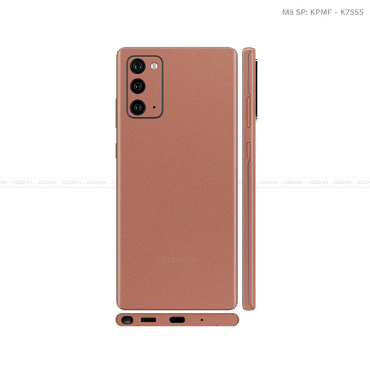 Dán Skin Galaxy Note 20 Series Màu Vàng Hồng | K7555