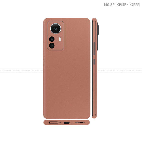 Dán Skin Xiaomi 12 Series Màu Vàng  Hồng | K75555