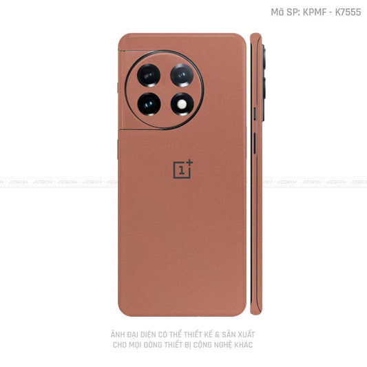 Dán Skin Oneplus 11 Series Màu Vàng Hồng | K75555