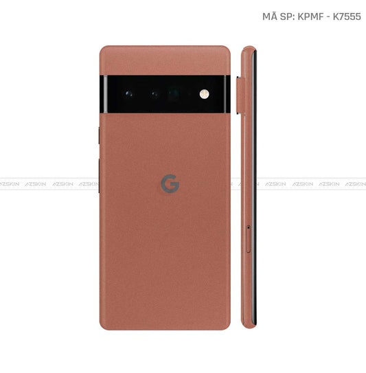 Dán Skin Google Pixel 6 Series Màu Vàng Hồng | VN16