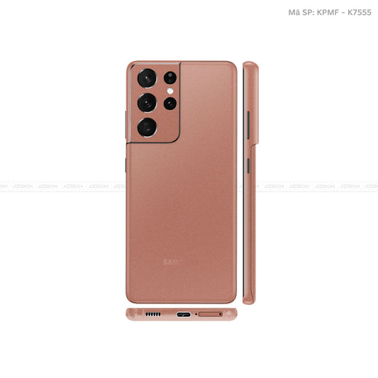 Dán Skin Galaxy S21 Series Đổi Màu Vàng Hồng | K7555