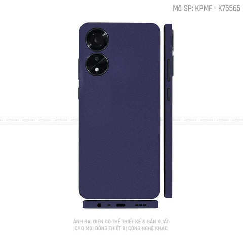 Miếng Dán Skin Điện Thoại OPPO A Series Màu Tím | K75565