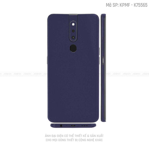 Miếng Dán Skin Điện Thoại OPPO F Series Màu Tím Nhám | VN12