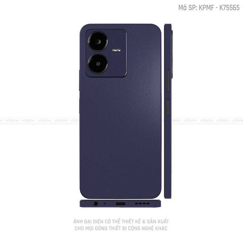 Dán Skin Vivo Y Series Màu Tím Nhám | VN12