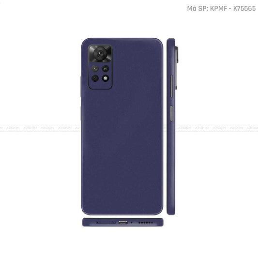 Dán Skin Xiaomi Redmi Note 11 Series Màu Xanh Than | K75565