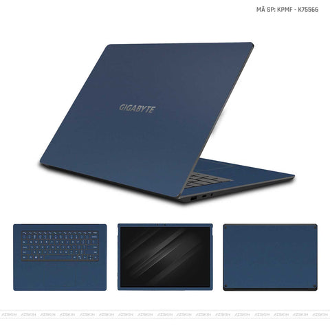 Dán Skin Laptop Gigabyte Màu Xanh Tím | KPMF K75566