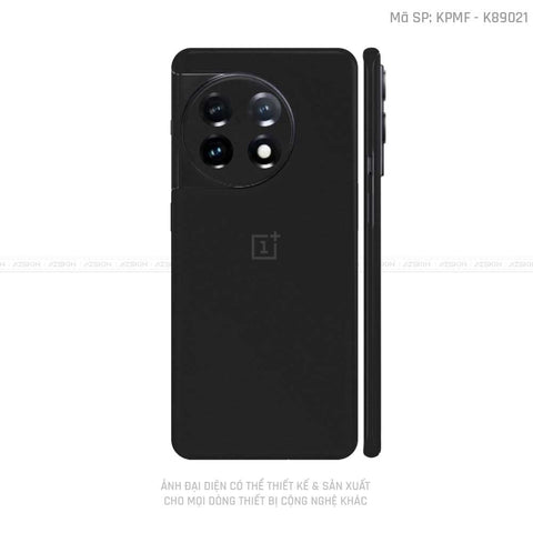 Dán Skin Oneplus 12 Series Màu Đen Lì | K89021