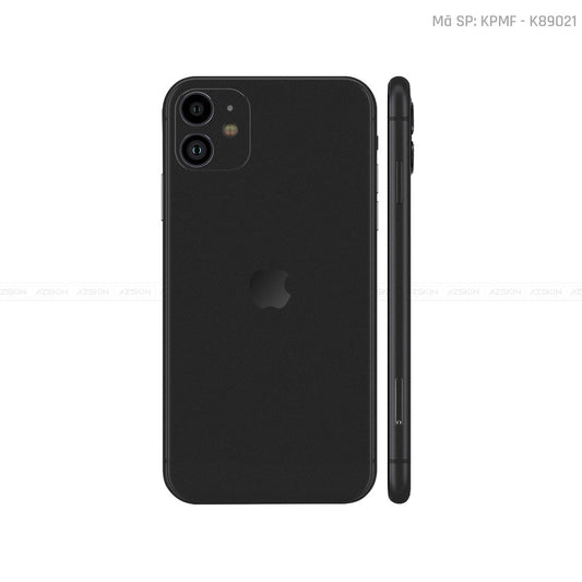 Dán Skin IPhone 11 Series Màu Đen Lì | K89021