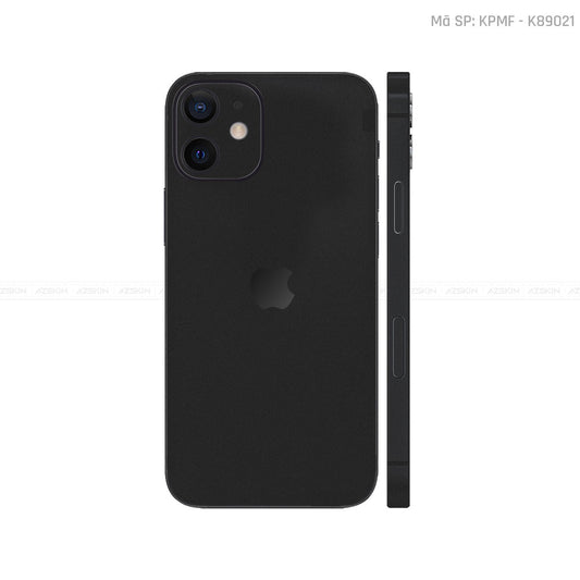 Dán Skin IPhone 12 Series Đổi Màu Đen Lì