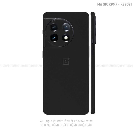 Dán Skin Oneplus 11 Series Màu Đen Lì | K89021