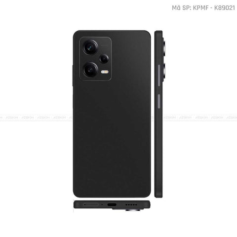 Dán Skin Xiaomi Redmi Note 12 Series Màu Đen Nhám | K89021