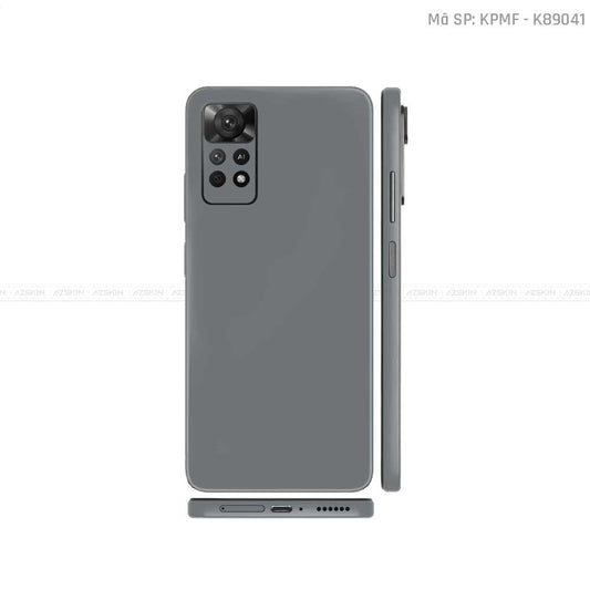Dán Skin Xiaomi Redmi Note 11 Series Màu Xám Xi Măng | K89041