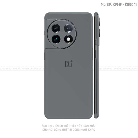 Dán Skin Oneplus 11 Series Màu Xám Xi | K89041