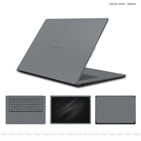 Dán Skin Laptop Gigabyte Màu Xám Xi Măng | KPMF K89041