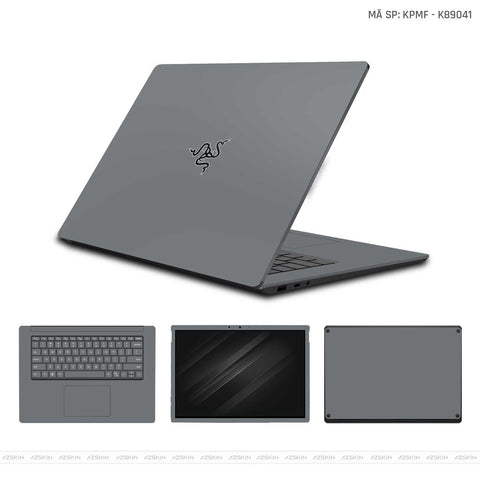 Dán Skin Laptop Razer Màu Xám Lì | K89041