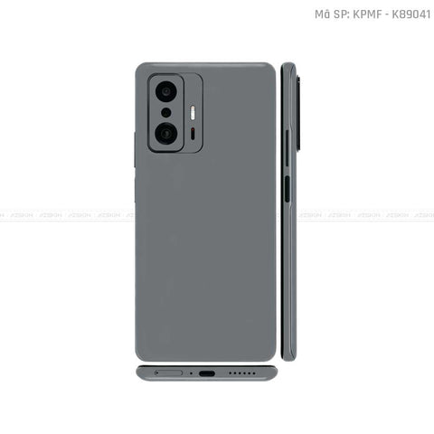 Dán Skin Xiaomi 11 Series Màu Xám Xi Măng | K89041