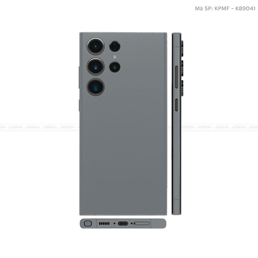 Dán Skin Galaxy S23 Series Màu Xám Xi | K789041